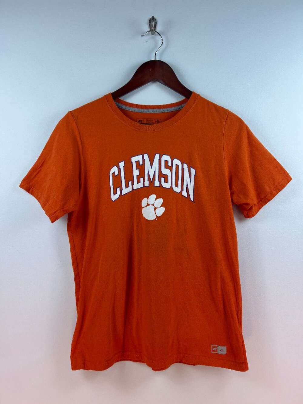 Clemson Tigers Russell Athletic Graphic Tee Orange Youth XL